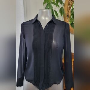 Vero Moda Midnight Black Button-Down Shirt